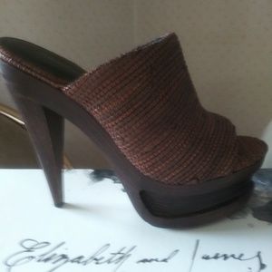 New Elizabeth and James Charm Platform Sandals